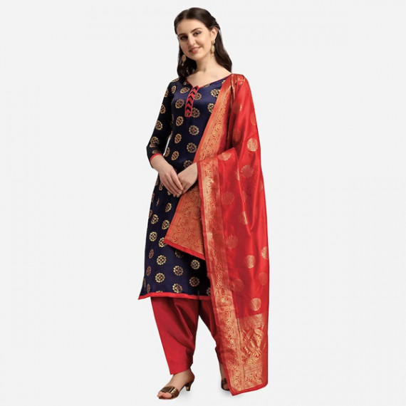 https://shop-ally.in/products/navy-blue-red-woven-design-banarasi-unstitched-dress-material