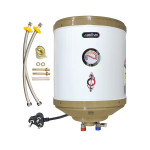 ACTIVA 25Ltr Storage (.85 mm) 5 Star 2 Kva Asb Top Bottom Temperature Meter Anti Rust Coated Body with 304 Less Tank Geyser with Free Installation Kit