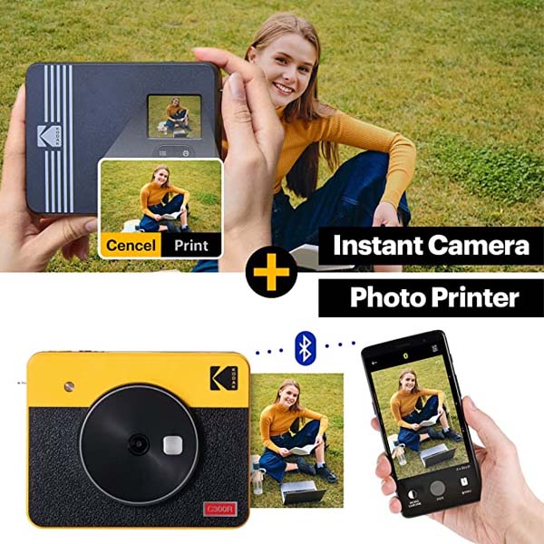 Kodak Mini Shot 2 Retro Portable Wireless Instant Camera & Photo